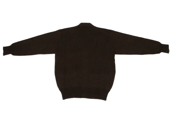 COMME des GARCONS HOMME Chunky Knit Wool Cardigan K-174365_009