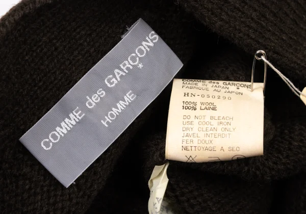 COMME des GARCONS HOMME Chunky Knit Wool Cardigan K-174365_011