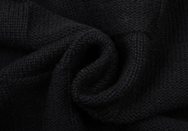COMME des GARCONS HOMME Square Panel Detailing Wool Knit Cardigan K-174366_011