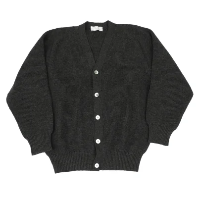 COMME des GARCONS HOMME Wool Blend Fabric Knit Cardigan