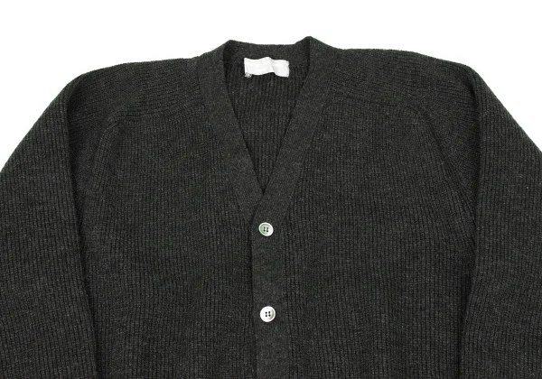 COMME des GARCONS HOMME Wool Blend Fabric Knit Cardigan K-174367_002