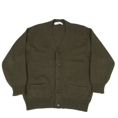 COMME des GARCONS HOMME Wool Blend Low-gauge Knit Cardigan