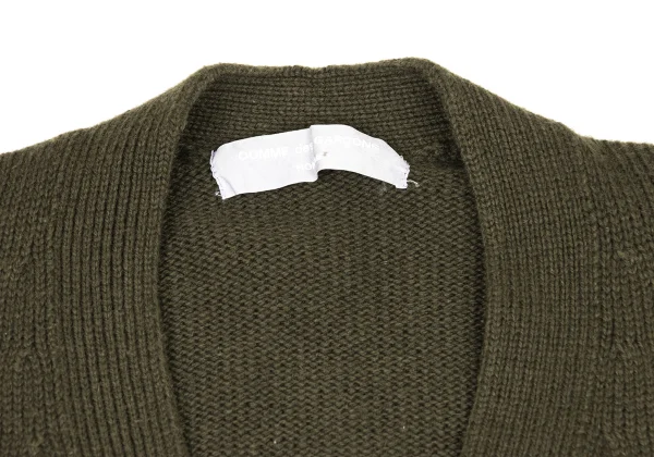 COMME des GARCONS HOMME Wool Blend Low-gauge Knit Cardigan K-174368_003