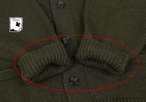 COMME des GARCONS HOMME Wool Blend Low-gauge Knit Cardigan K-174368_007