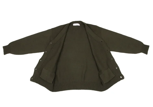 COMME des GARCONS HOMME Wool Blend Low-gauge Knit Cardigan K-174368_010