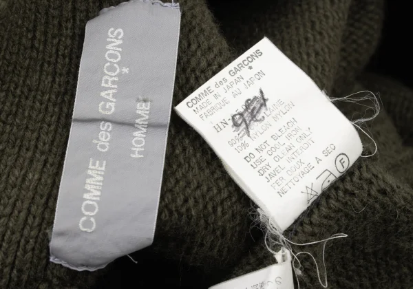 COMME des GARCONS HOMME Wool Blend Low-gauge Knit Cardigan K-174368_013