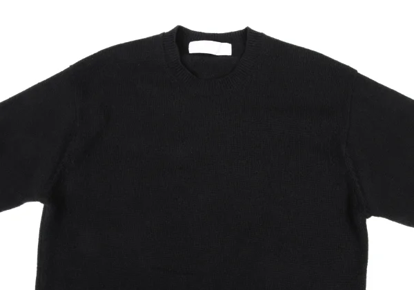COMME des GARCONS HOMME Camel Blend Wool Knit Sweater K-174372_002