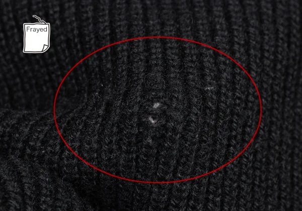 COMME des GARCONS HOMME Wool Bicolor Switching V-neck Knit Sweater K-174373_007