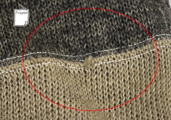 COMME des GARCONS HOMME Linen Striped Bicolor Knit Cardigan K-174374_008