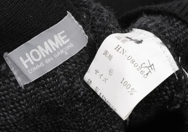 COMME des GARCONS HOMME Wool Knit Vest K-174375_012