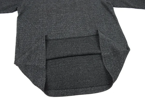 COMME des GARCONS HOMME Cotton Poly Half Zip Knit Sweater K-174376_009