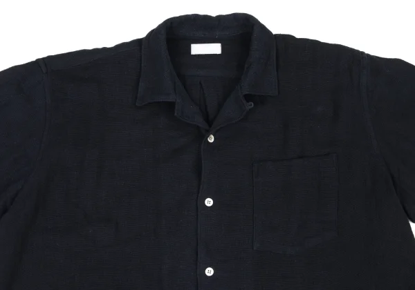 COMME des GARCONS HOMME Cotton Open-collar Shirt K-174377_002