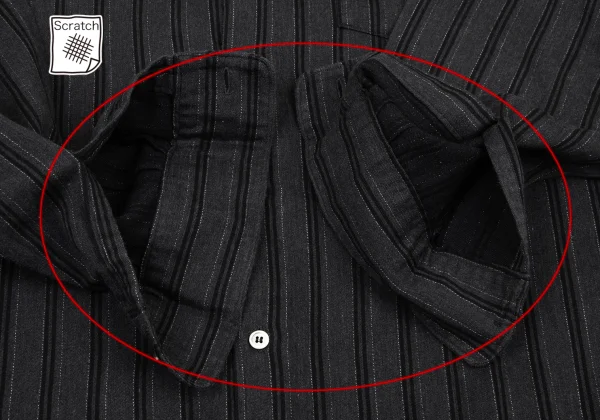 COMME des GARCONS HOMME Cotton Stripe Button-Down Shirt K-174379_008
