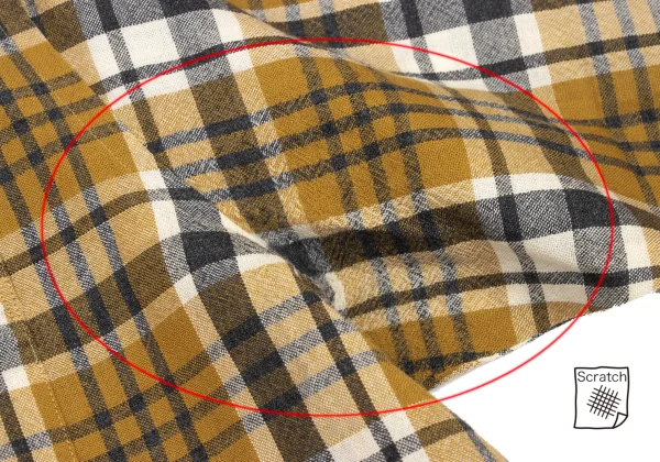 COMME des GARCONS HOMME Wool Check Button-Down Shirt K-174381_004