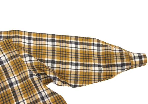 COMME des GARCONS HOMME Wool Check Button-Down Shirt K-174381_008