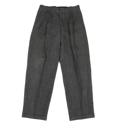 COMME des GARCONS HOMME Linen Two Tuck Pants