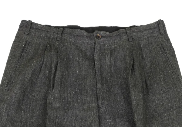 COMME des GARCONS HOMME Linen Two Tuck Pants K-174390_002