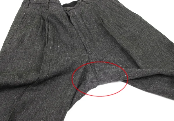 COMME des GARCONS HOMME Linen Two Tuck Pants K-174390_007