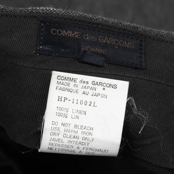 COMME des GARCONS HOMME Linen Two Tuck Pants K-174390_014