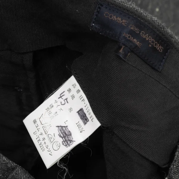 COMME des GARCONS HOMME Linen Two Tuck Pants K-174390_015