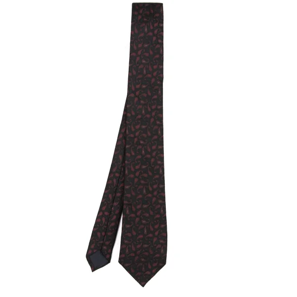 COMME des GARCONS HOMME Paisley Tie Red,Black  K-174407_001