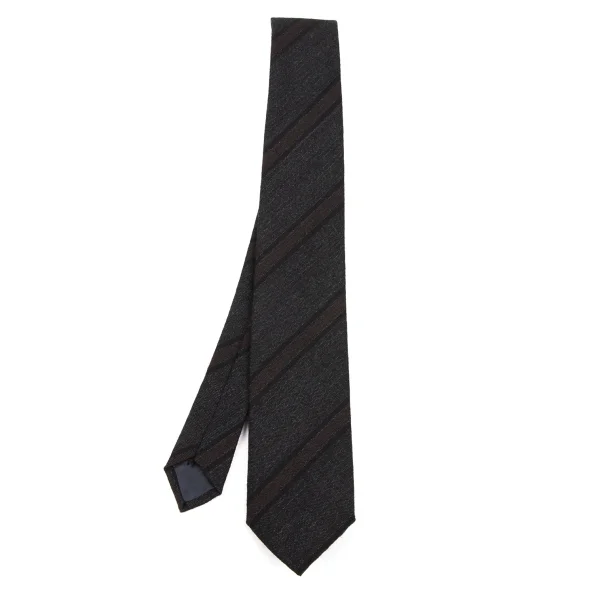 COMME des GARCONS HOMME Striped Tie Charcoal,Bordeaux  K-174408_001