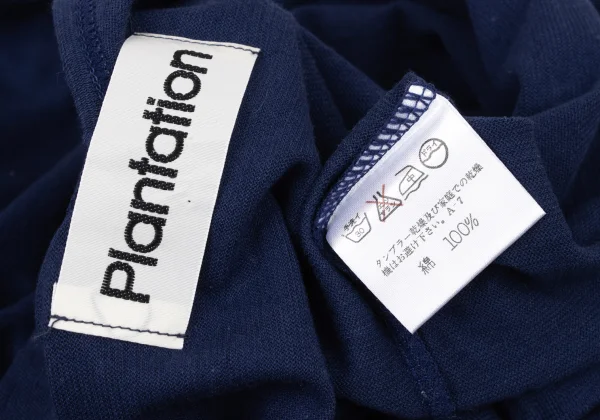 Plantation Cotton Wide Neck T Shirt K-174413_013