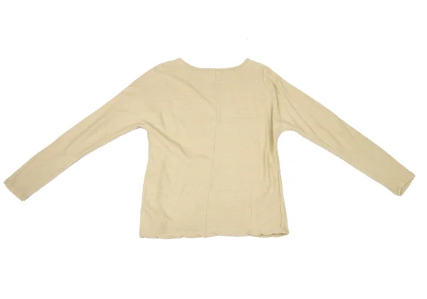 Plantation Cotton Linen Center Seam T Shirt K-174414_009