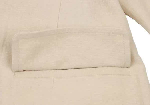 Plantation Cotton Linen V Neck Jacket K-174415_010