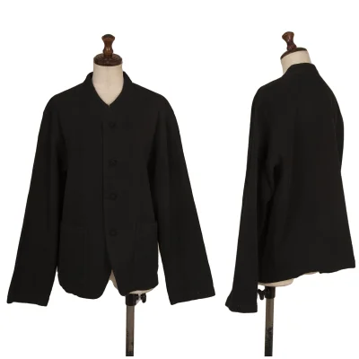Plantation Dyed Ridge Band-Collar Jacket
