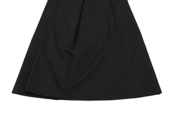 Plantation Wool Gabardine Half Wrap Design Skirt K-174418_009