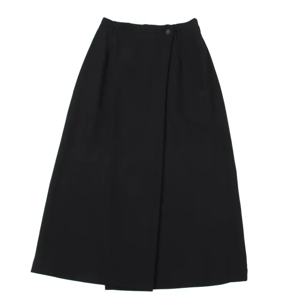 Plantation Wool Blend Half Wrap Design Skirt K-174420_002