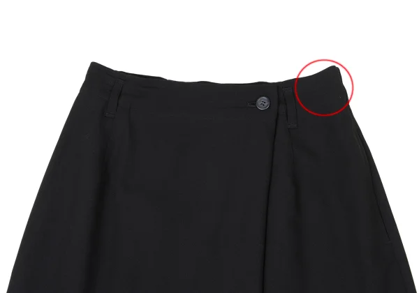 Plantation Wool Blend Half Wrap Design Skirt K-174420_003