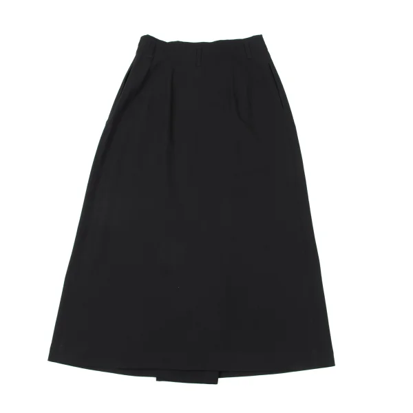 Plantation Wool Blend Half Wrap Design Skirt K-174420_014