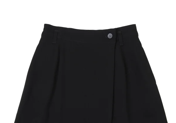 Plantation Wool Blend Half Wrap Design Skirt  K-174421_003