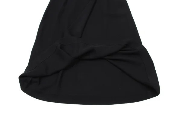 Plantation Wool Blend Half Wrap Design Skirt  K-174421_010