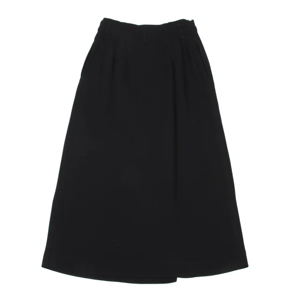 Plantation Wool Blend Half Wrap Design Skirt  K-174421_011