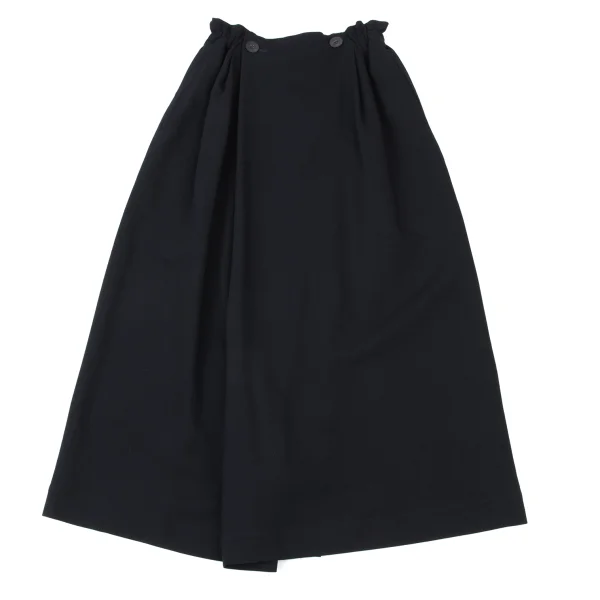 Plantation Wool Side Waist Gather Design Skirt K-174422_002