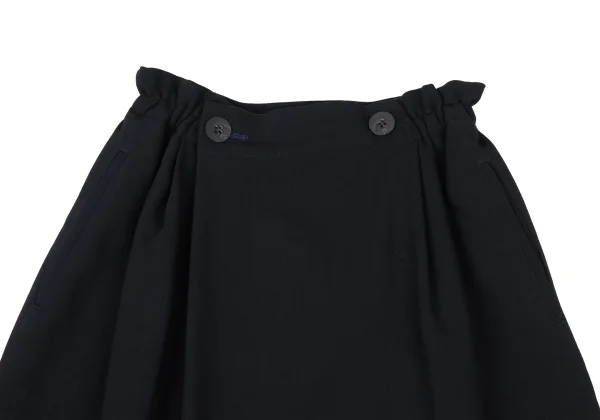 Plantation Wool Side Waist Gather Design Skirt K-174422_003