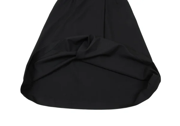 Plantation Wool Gabardine Half wrap Design Skirt K-174423_009