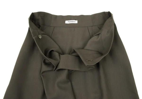 Plantation Wool Blend Half Wrap Design Skirt K-174424_007
