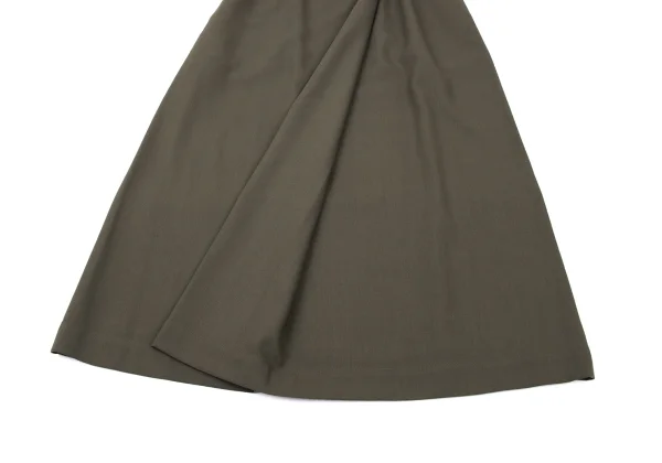 Plantation Wool Blend Half Wrap Design Skirt K-174424_009