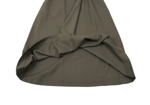 Plantation Wool Blend Half Wrap Design Skirt K-174424_010
