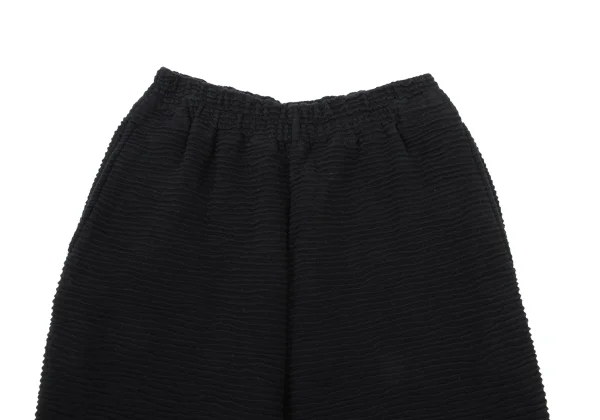 Plantation Cotton Ribbed Texture Tapered Easy Pants K-174425_002