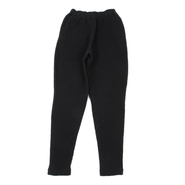 Plantation Cotton Ribbed Texture Tapered Easy Pants K-174425_007