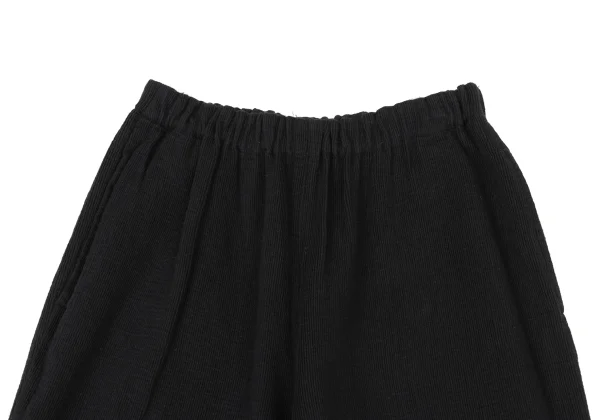 Plantation Ribbed Cotton Design Wide Pants K-174426_002
