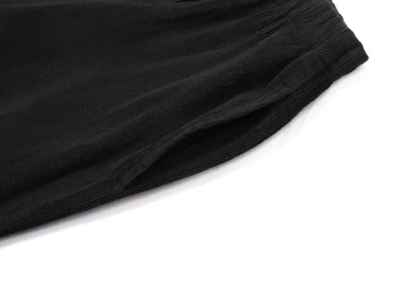 Plantation Ribbed Cotton Design Wide Pants K-174426_003