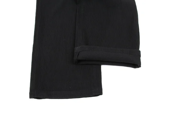 Plantation Ribbed Cotton Design Wide Pants K-174426_006