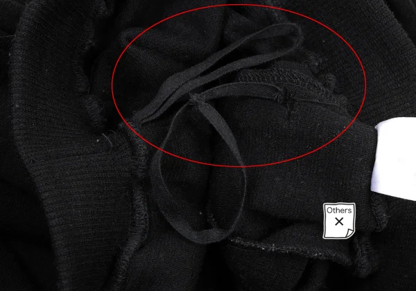 Plantation Ribbed Waist Wool Tapered Knit Pants K-174427_005