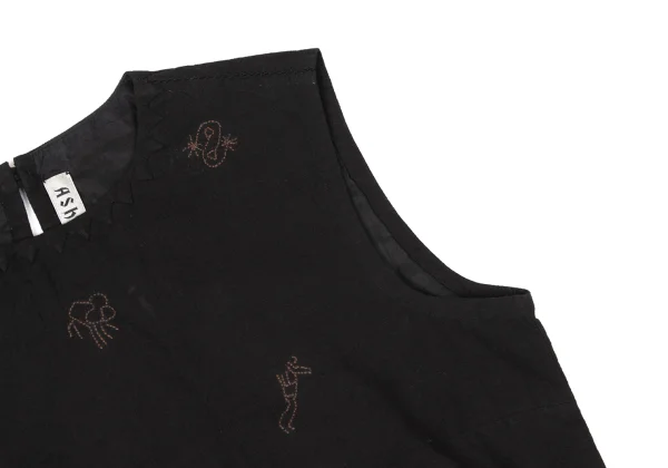 ASHA BY MDS Graphic Embroidered Sleeveless Top K-174430_004
